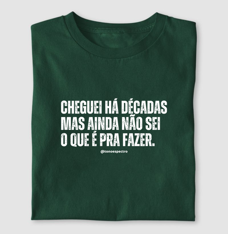 Não sei o que é pra fazer