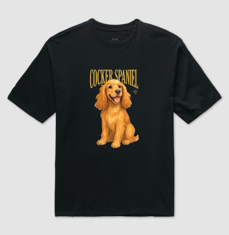 Cocker Spaniel Dourado Vintage