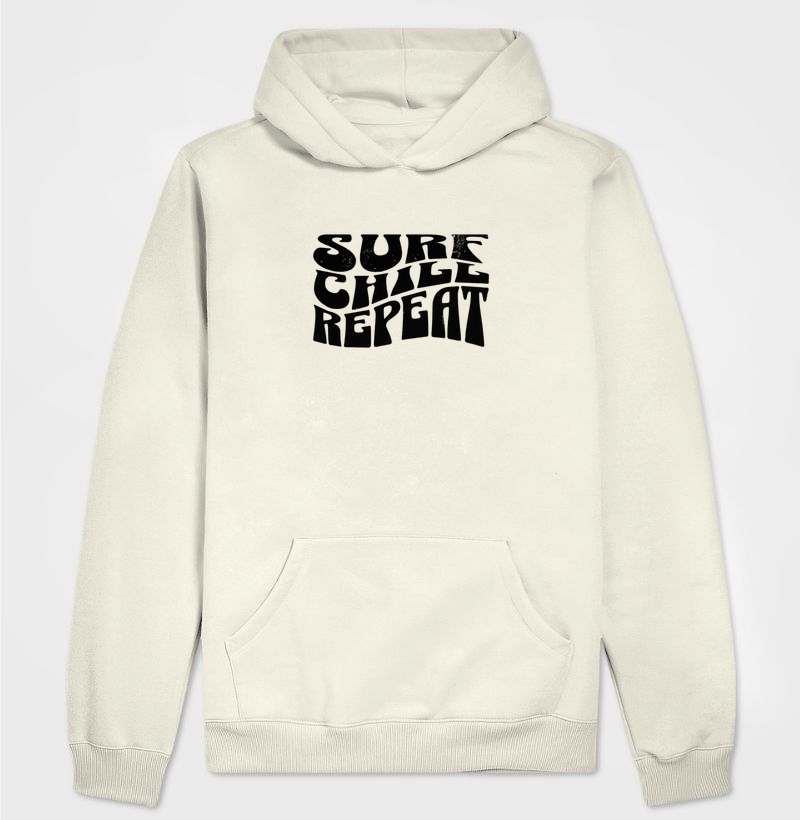 Moletom Hoodie Surf Chill Repeat