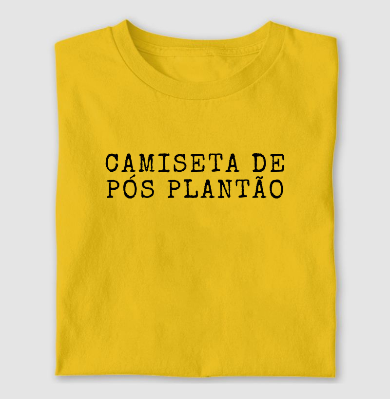 Camiseta de pós