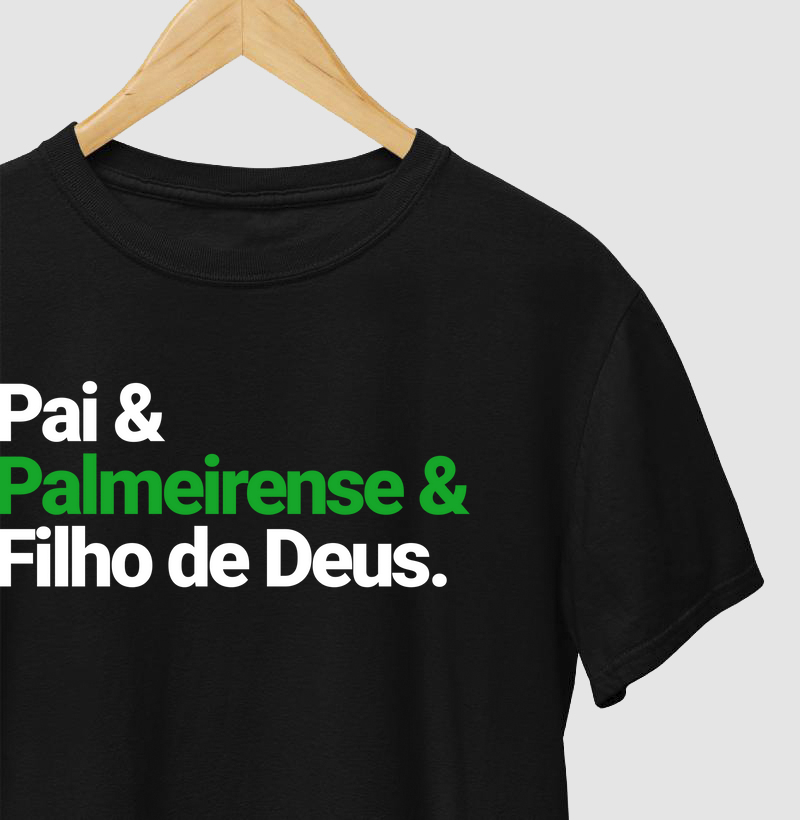 CAMISETA PAI E PALMEIRENSE