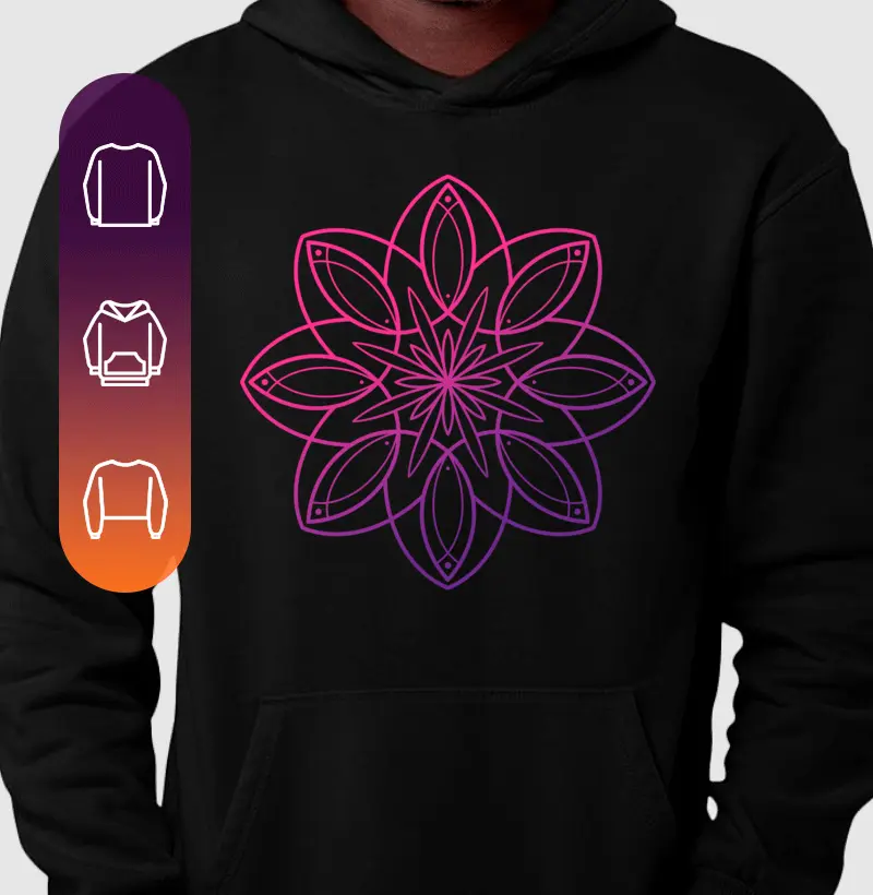 Mandala Flor De Júpiter Colorida