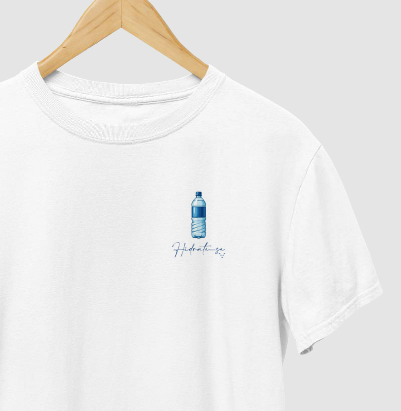 camiseta coleção drinks - água
