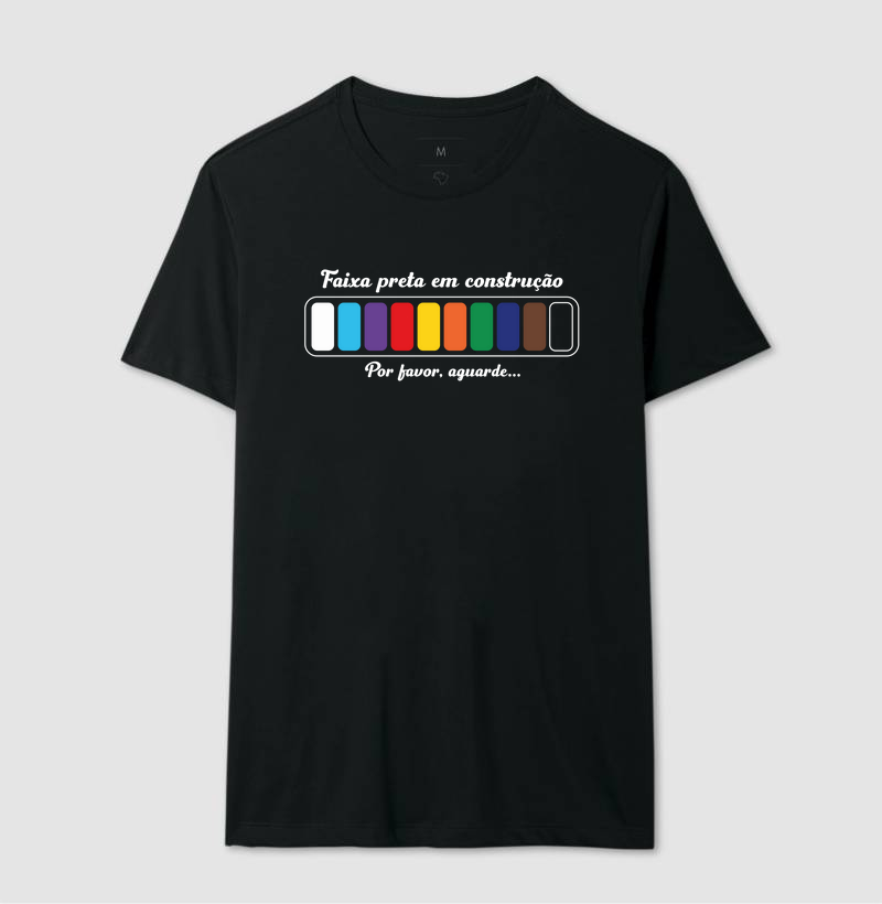Camiseta Faixa Preta em construção 