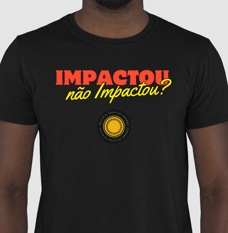 Camisetas / Minha foto impactou com selo