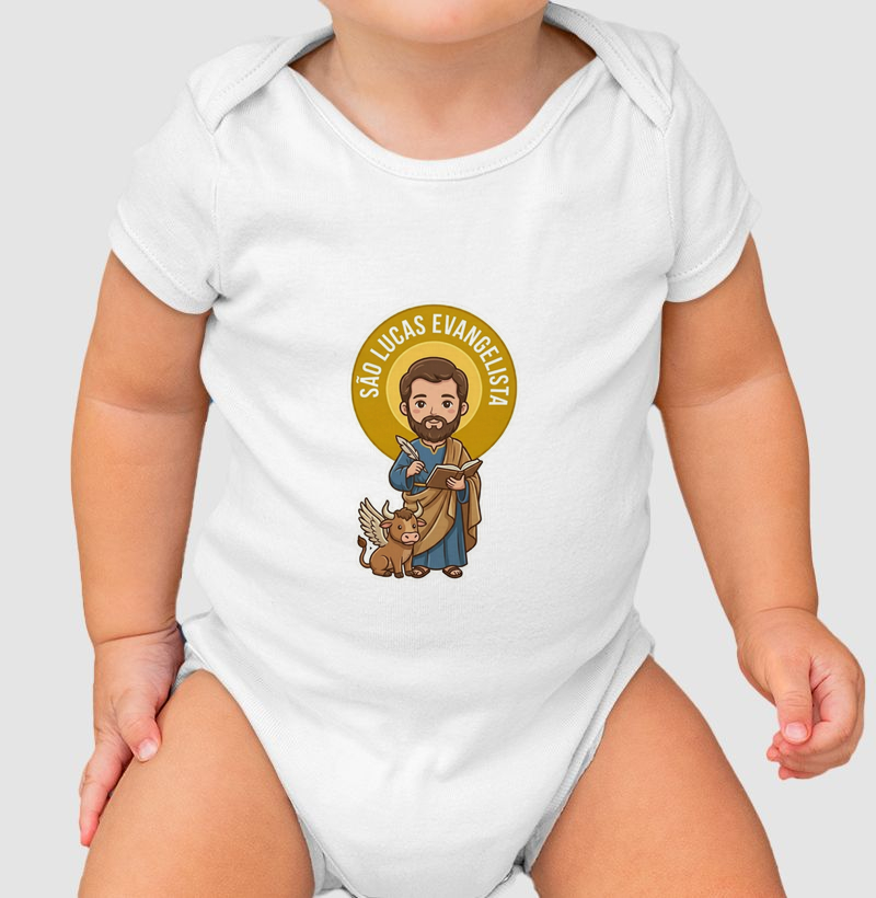 São Lucas Evangelista - Santinhos do Berço