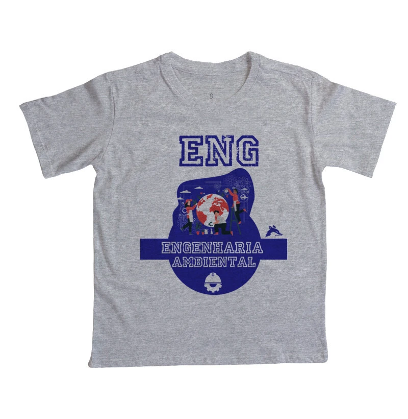 Camiseta Infantil Engenharia Ambiental 0106