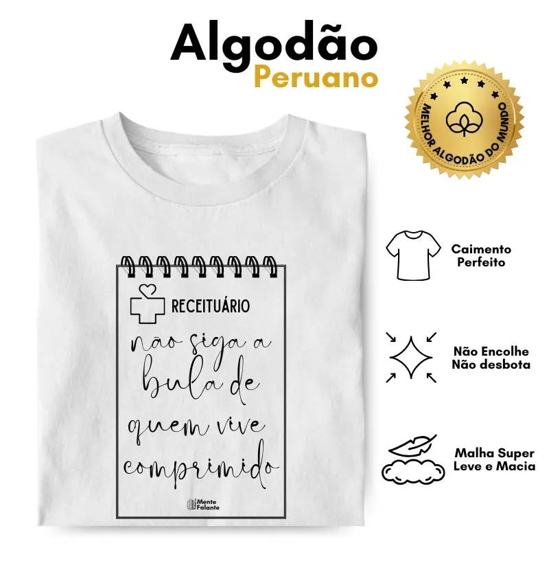 Não Siga a Bula de Quem Vive Comprimido!