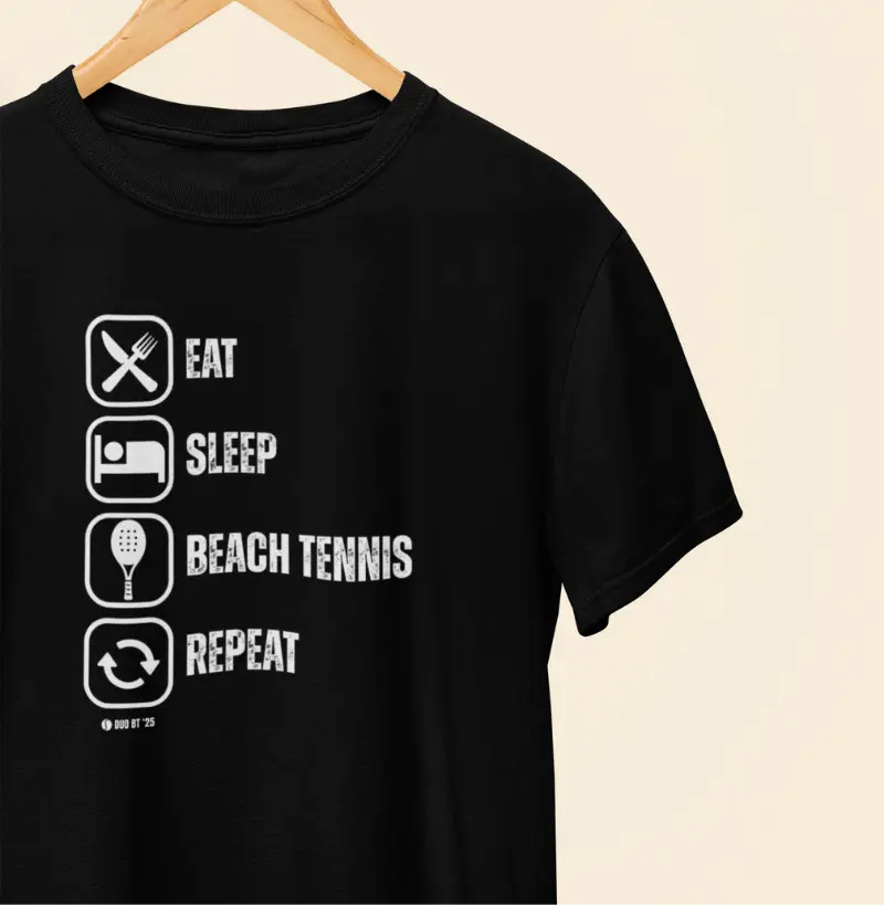 Eat Sleep Beach Tennis Repeat