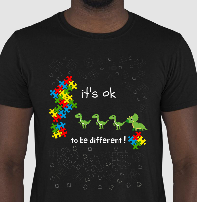 Camiseta-It's OK to be Different!
