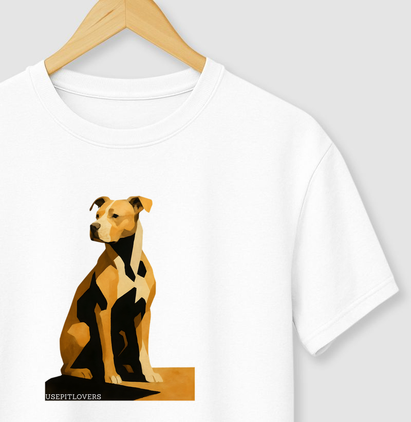 PIT BULL ESTILO LOW POLY MINIMALISTA