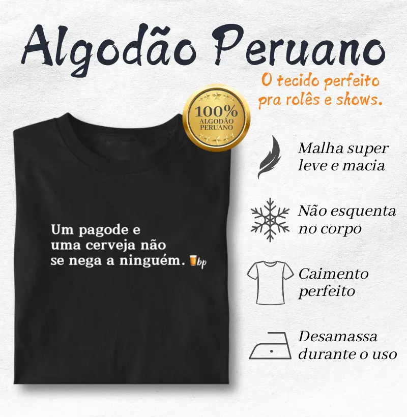 Um pagode e uma cerveja