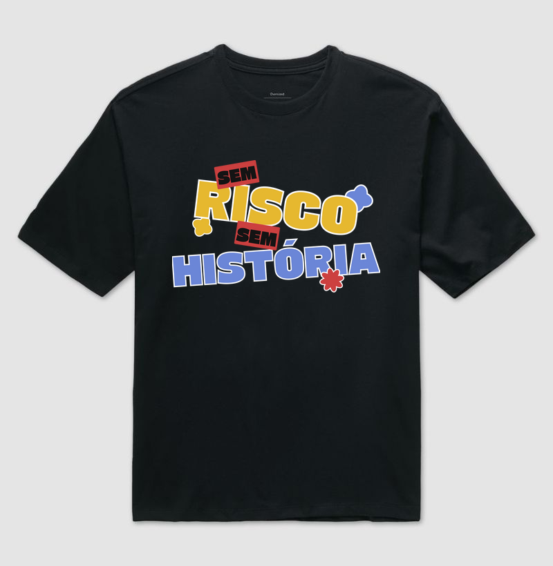 Camiseta Oversized Sem Risco Sem História 