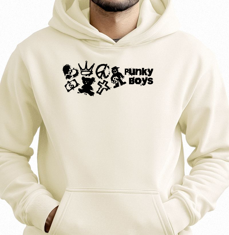 Punky Boys: Moletom com Bolso - Atitude e Estilo Urbano