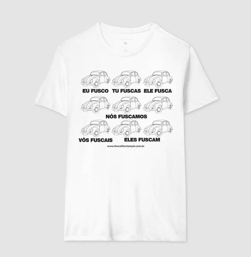 Camiseta Pronomes Fusca