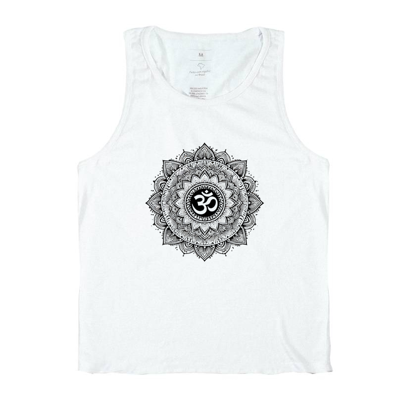 Mandala Om Preto e Branco 02