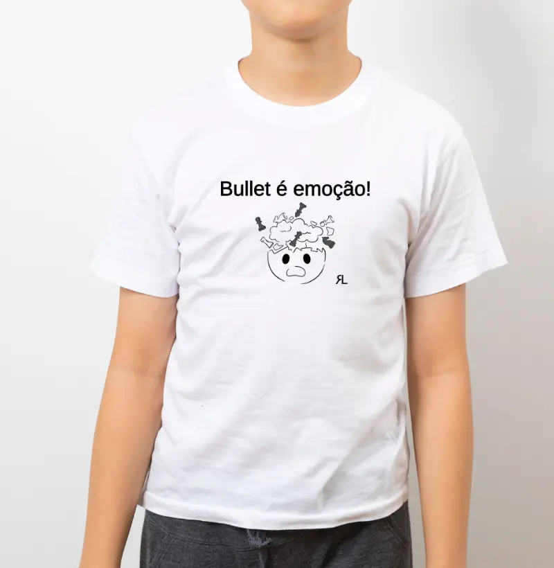 CAMISETA INFANTIL - Bullet É Emoção