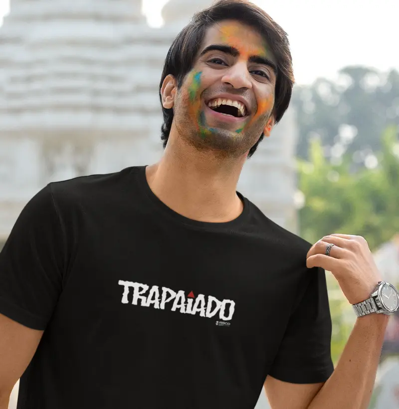 T-Shirt Masculino Preta - Trapaiado