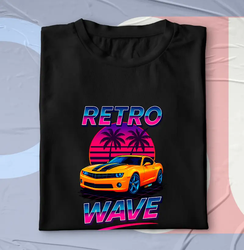 Retro Wave Camaro