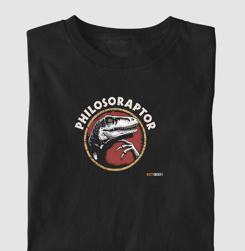Camiseta Infantil Philosoraptor