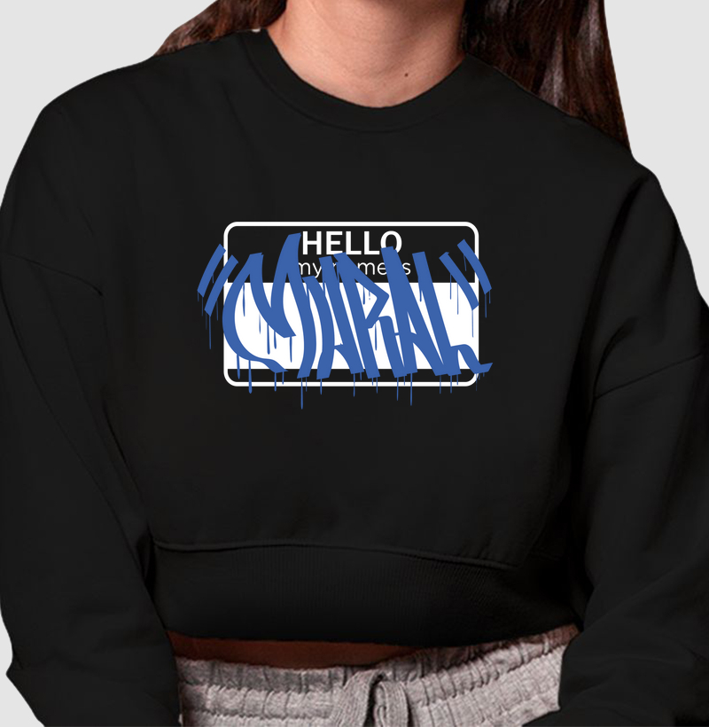 Mural "My Name Is" Azul