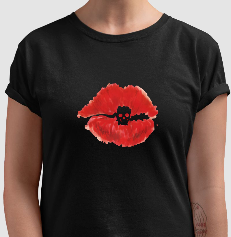 Camiseta Love Skull
