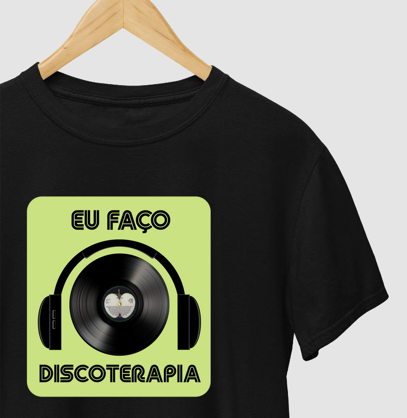 EU FAÇO DISCOTERAPIA - Fundo Verde