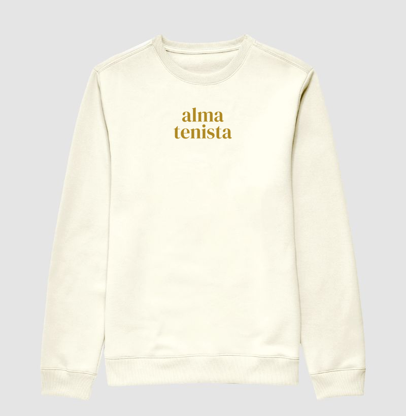 Alma tenista - moletom sem capuz