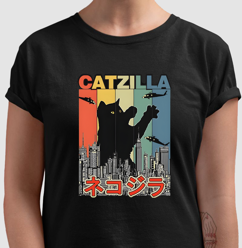 Camiseta Catzilla