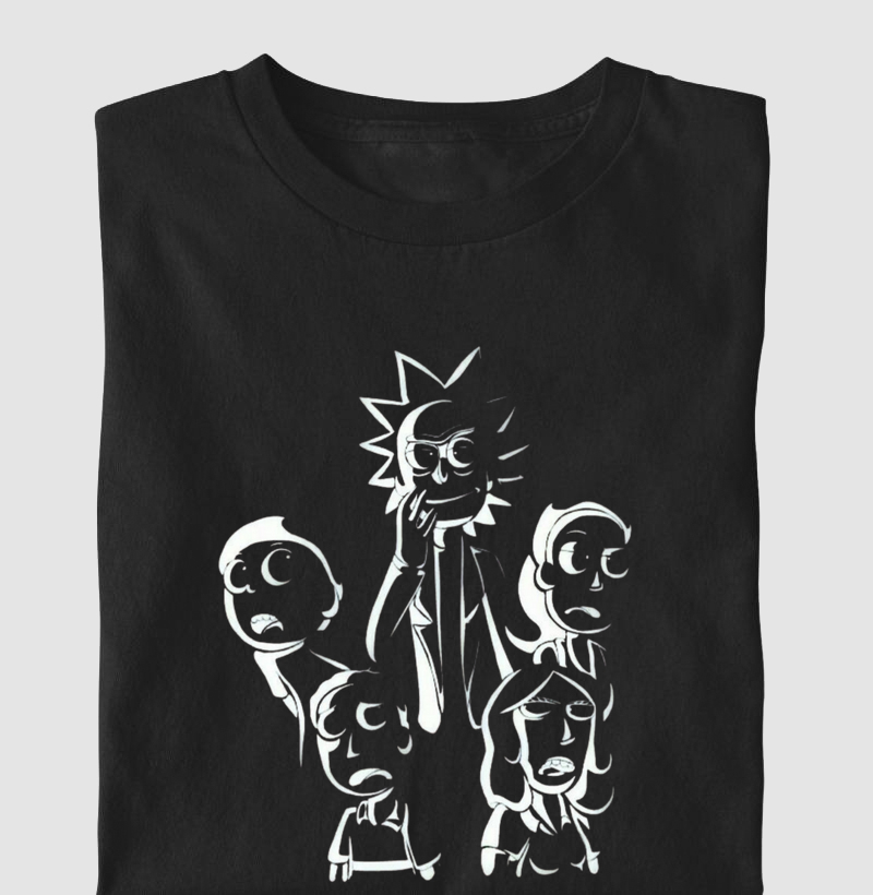 Rick & Morty Silhueta Sombras