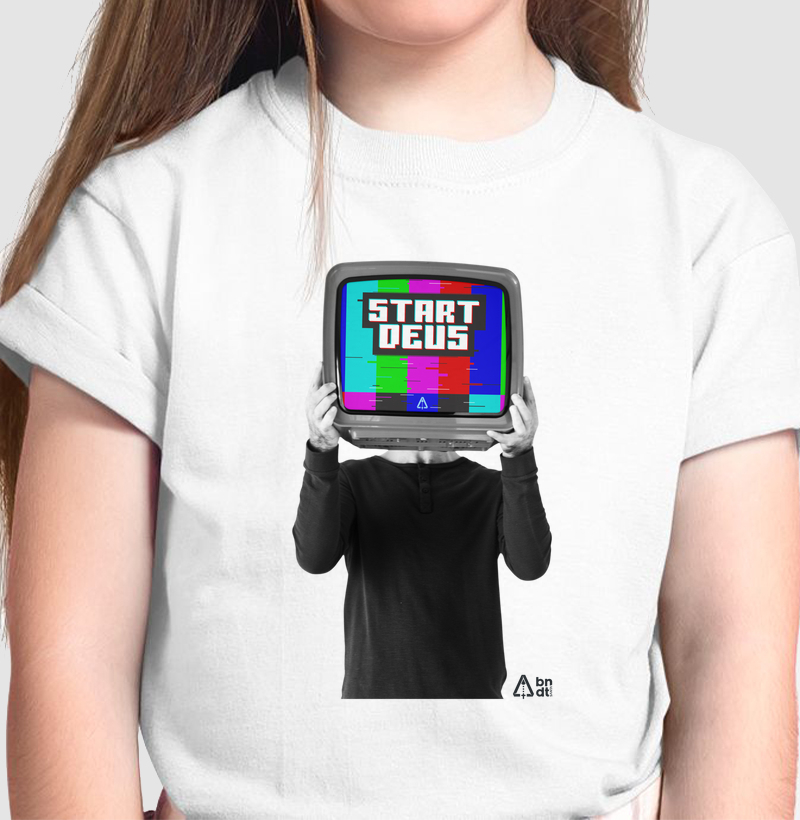 Camiseta Infantil Start Deus