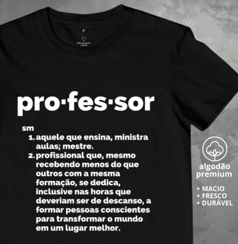 Camiseta Verbete Professor