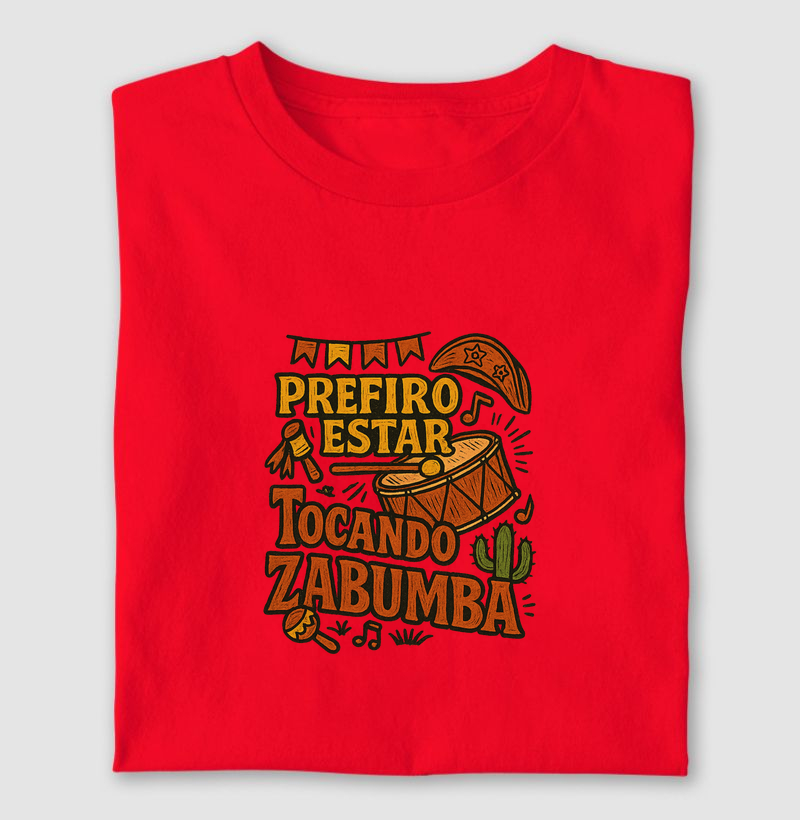 Prefiro estar tocando zabumba