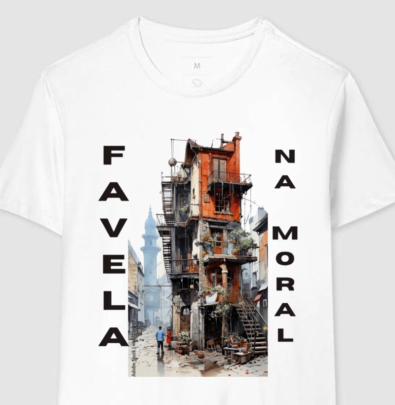 Camiseta Favela na Moral