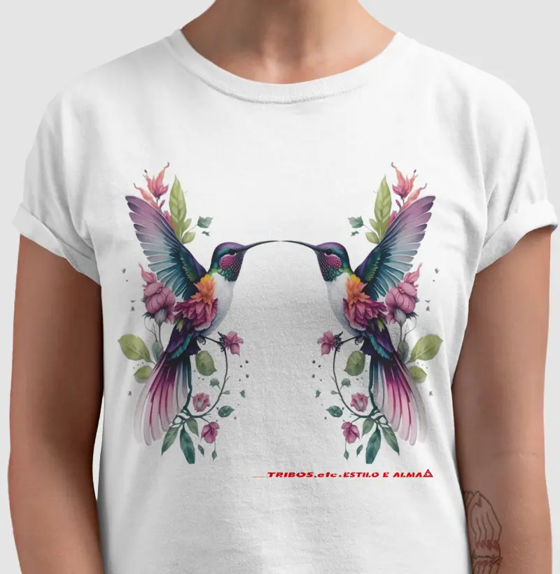 CAMISETA RESERVA.INK MASCULINA E FEMININA TRIBOS.etc SO ELAS ESPELHO DE BEIJA FLOR