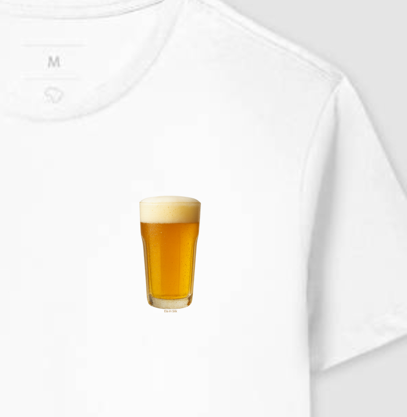 Cerveja no copo americano
