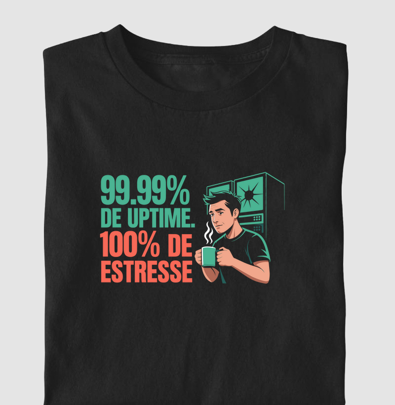 99.99% de uptime. 100% de estresse I (DEO)