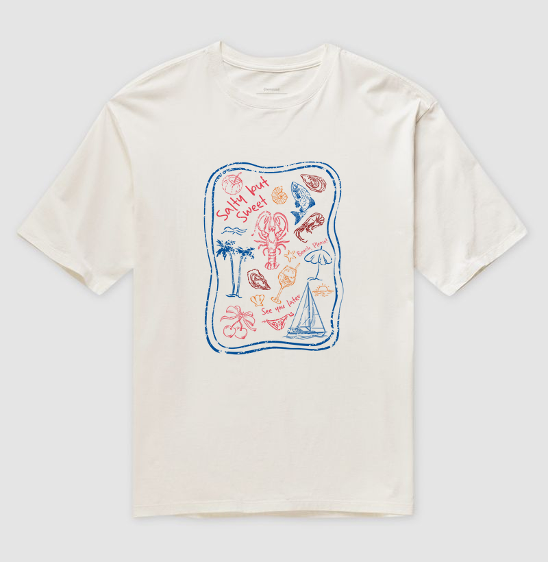 Camiseta Oversized Salty