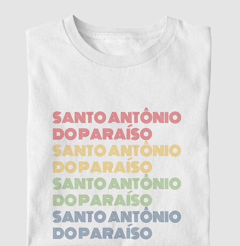 Santo Antônio do Paraíso Letreiro Retrô