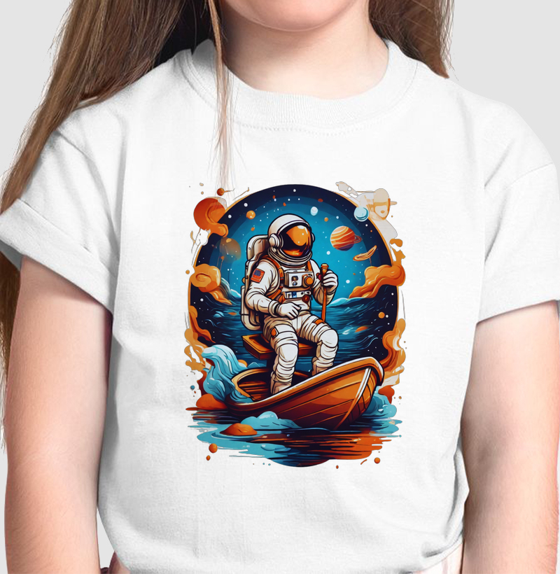 Camiseta Infantil Navegador Espacial