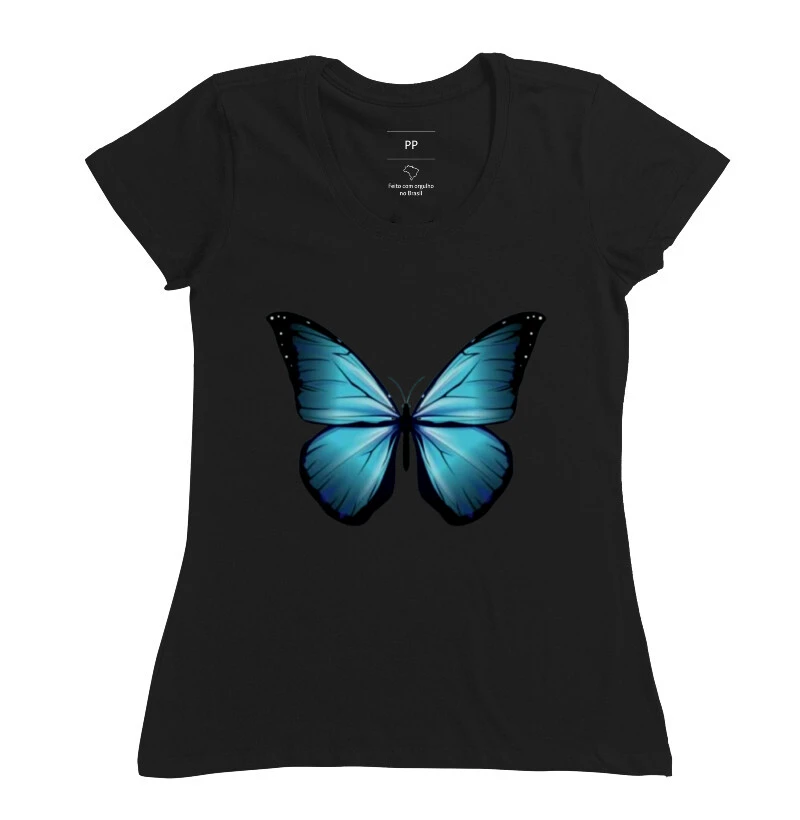 Camiseta Feminina Butterfly