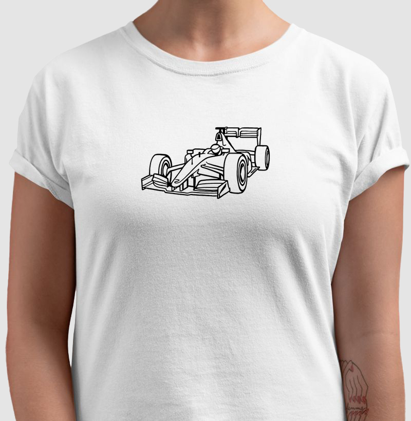 Camiseta Carro F1 Minimalista