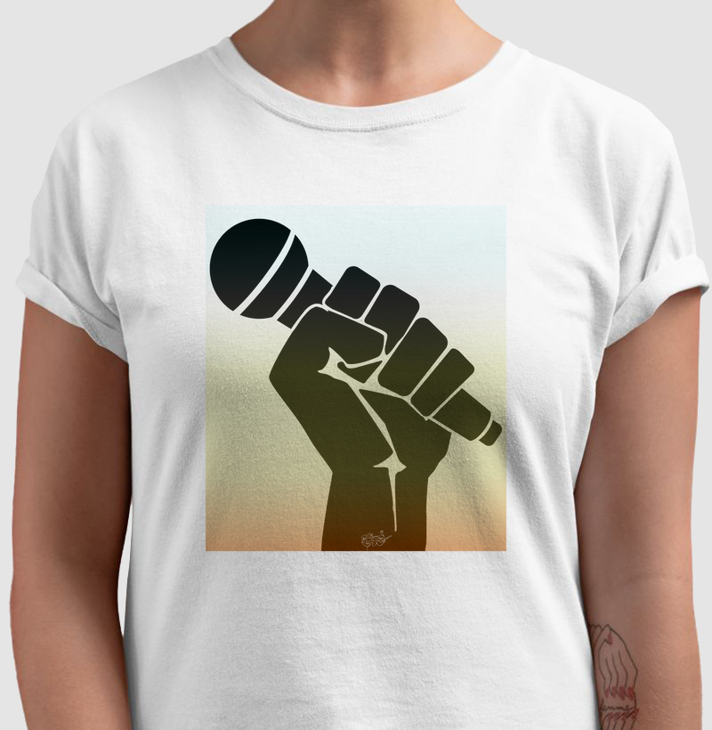 CAMISETA MICROFONE