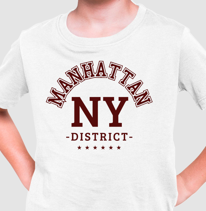 Camiseta Infantil - Manhattan