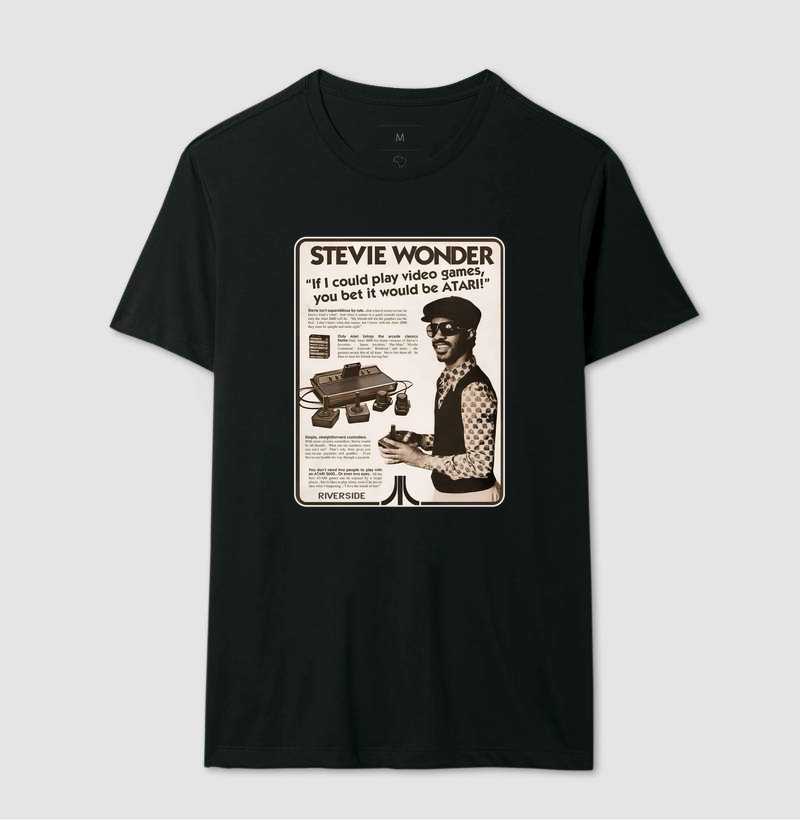 Camiseta Stevie Wonder Atari