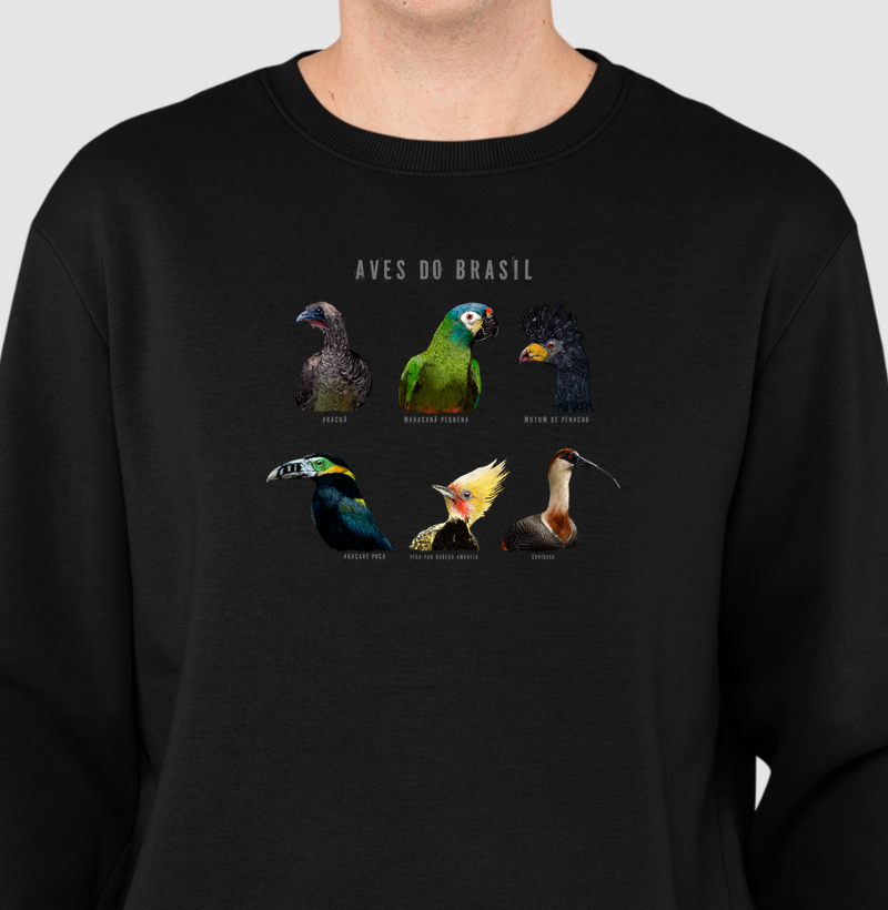 Aves do Brasil - Várias - Moletom