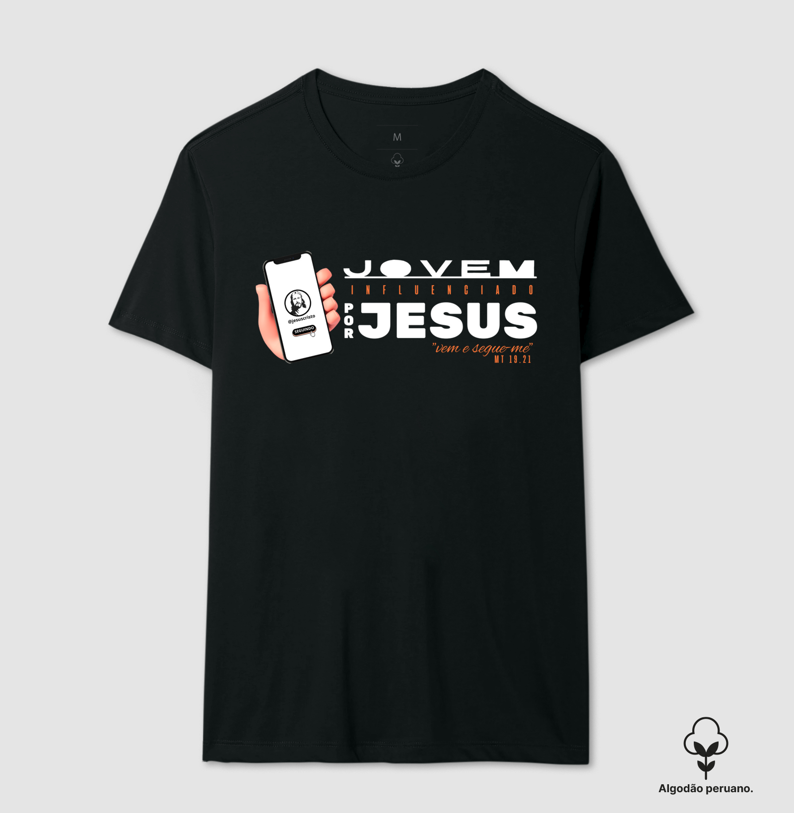 Jovem influenciado por Jesus