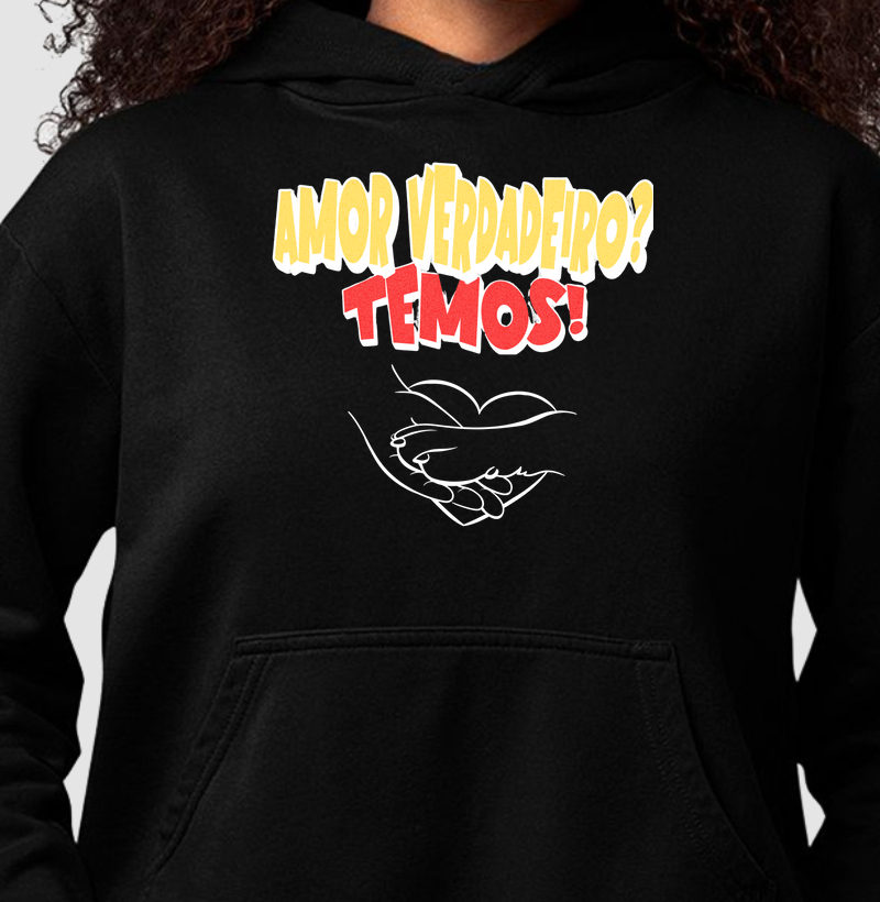 Hoodie Moletom Amor Verdadeiro
