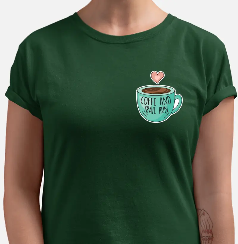 Camiseta Coffe and trail run ( Café e Trail Run )