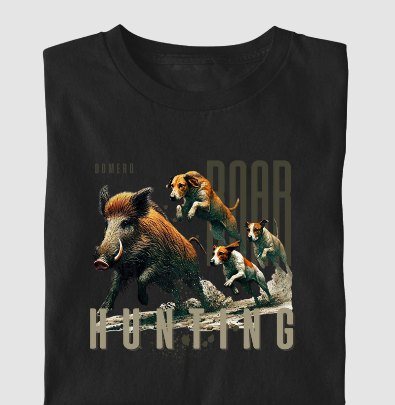 camiseta boar hunting